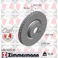 Zimmermann Brake Disc - Standard/Coated, 400.3625.20 400.3625.20